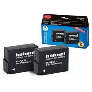 image of Hahnel HL-PLC12 Battery (Panasonic DMW-BLC12E) - Twin Pack