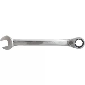 Image of Metric Combination Ratchet Spanner, Fixed Head, Reversible, 21MM