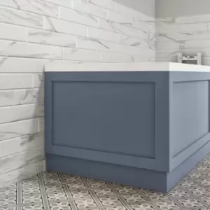 Image of Baxenden Matt Blue 750mm End Bath Panel