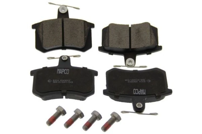 Image of MAPCO 6314 Brake pad set Rear Axle Brake Pad Set,disc brake (402)