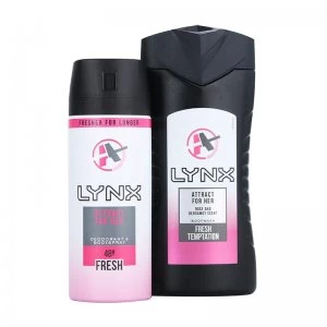 Image of Lynx Attract For Her Washbag Gift Set