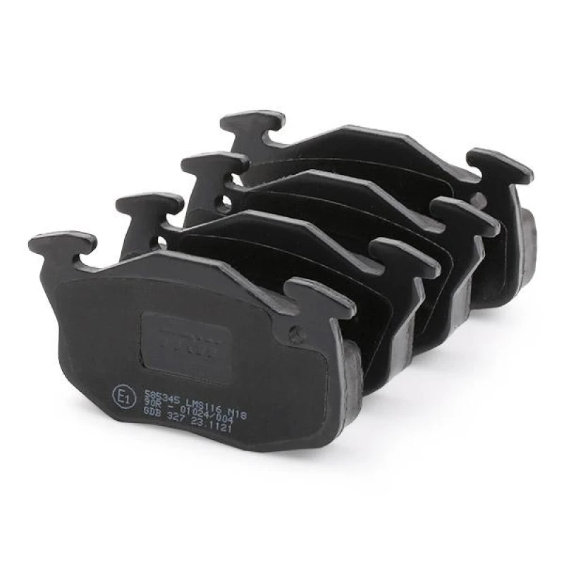 Image of RIDEX 402B0073 Brake pad set Front Axle, with integrated wear sensor, with anti-squeak plate Low-Metallic Brake Pad Set,disc brake (402)