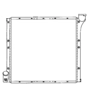 Image of NRF 503001 Engine Cooling Radiator Aluminium Brazed cooling fins