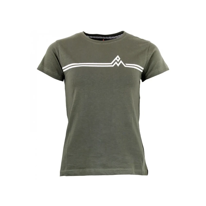 Image of Womens T-Shirt Peak Mountain Aurelie Vert Female M