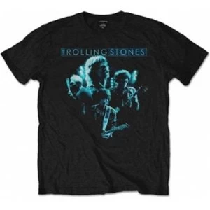 Image of Rolling Stones Band Glow Black Mens T Shirt: Large