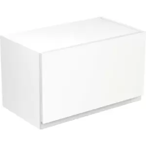 Image of Kitchen Kit Flatpack J-Pull Kitchen Cabinet Wall Bridge Unit Ultra Matt 600mm in White MFC