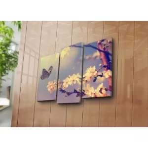 Image of 3PATK-32 Multicolor Decorative Canvas Painting (3 Pieces)
