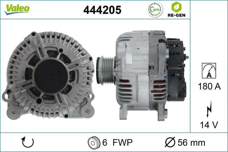 Image of Alternator VALEO 444205