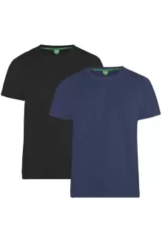 image of Fenton D555 Round Neck T-Shirts (Pack Of 2)