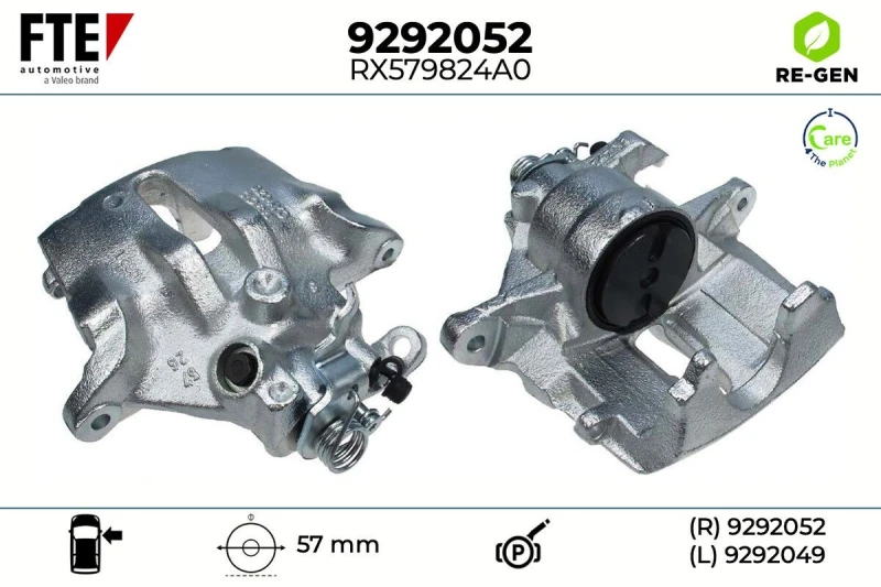 Image of Brake caliper FTE 9292052