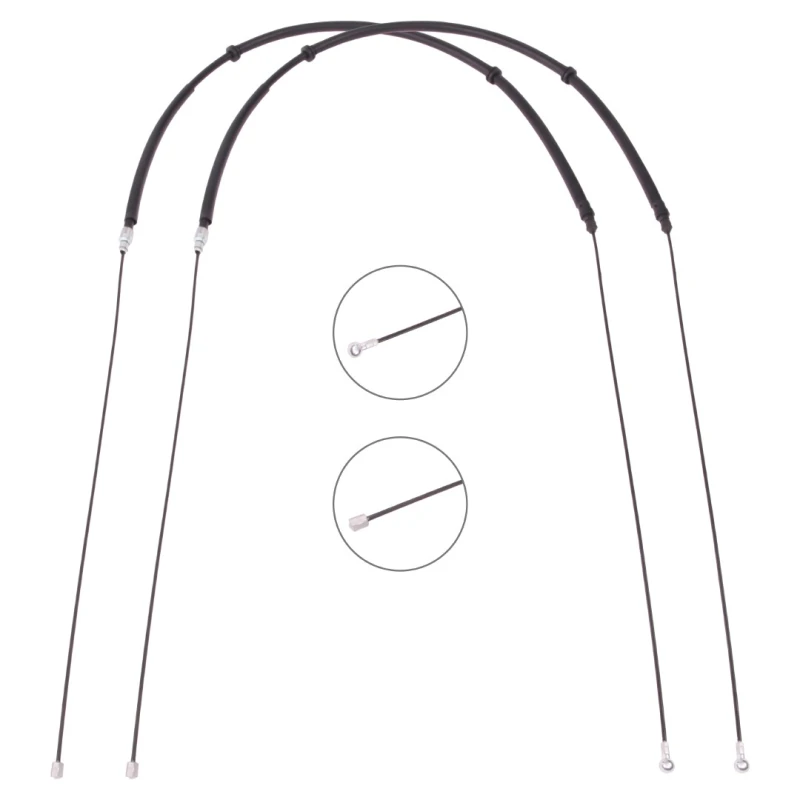 Image of RIDEX 124C1652 Brake Cable Right, 2015/920mm Cable,parking brake (124)