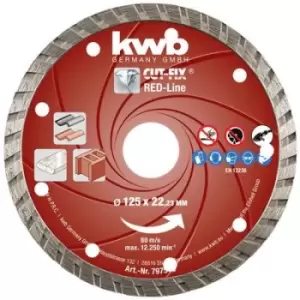 image of kwb 797540 Diamond cutting disc Diameter 125mm