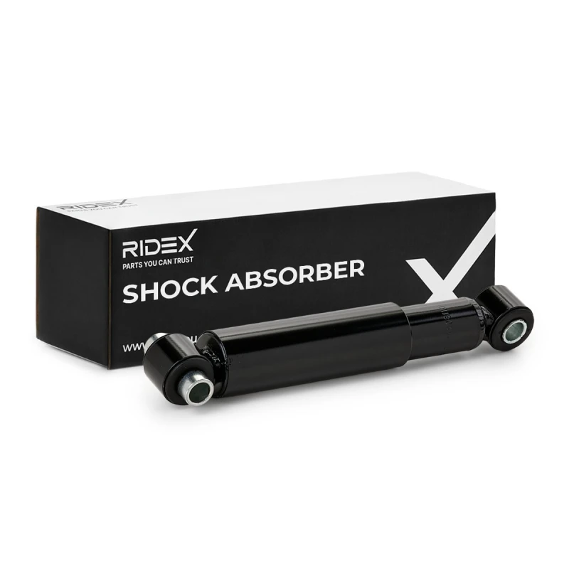Image of RIDEX 854S18378 Shock absorber Oil Pressure, Twin-Tube, Damper without Rebound Spring, Bottom eye Shock Absorber (854)