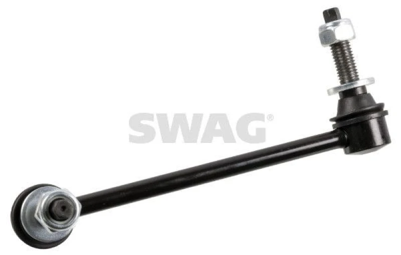 Image of SWAG 10 93 4315 Anti-roll bar link Front Axle Left Steel Link Stabiliser (3229)
