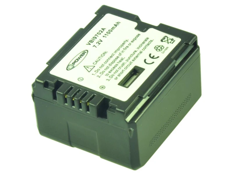 Image of 2-Power Camcorder Battery 7.2v 1100mAh