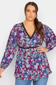 Image of Floral Lace Blouse