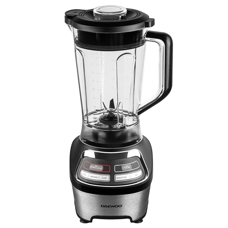 Image of Daewoo Daewoo 1200W 'Samurai Pro' Smoothie Maker & Ice Crusher with 1.85L Jug in Black Size: 2L Black 2L Unisex 5024996985603