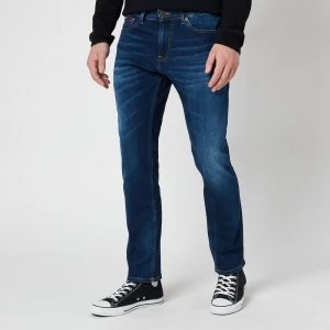 Image of Tommy Jeans Mens Scanton Slim Jeans - Aspen Dark Blue Stretch - W30/L32