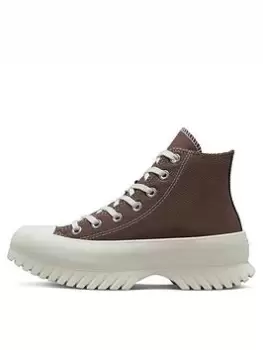 Image of Converse Chuck Taylor All Star Lugged 2.0 Platform Denim Fashion Hi-Tops -, Brown, Size 8, Women