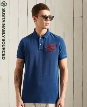 image of Superdry Organic Cotton Short Sleeve Superstate Polo Shirt