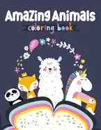 Image of amazing animals coloring book
