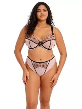 Elomi Carrie Underwired Plunge Bra - Pink, Size 40Gg, Women