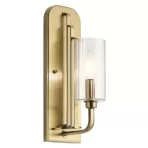 Image of Kichler Kimrose Wall Lamp Brushed Natural Brass