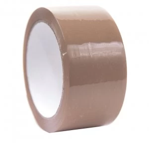 Value Stikky Low Noise Packing Tape 48mm x 66m Brown PK6