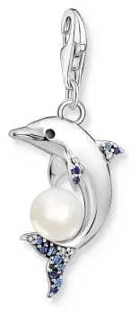 image of Thomas Sabo 1889-664-7 Charm Club Dolphin & Pearl Jewellery