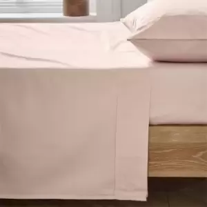 Image of Ted Baker Plain Dye Cotton Flat Sheet - Pink