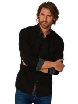 Image of Joe Browns Classy Collar Shirt - Black Size M Men