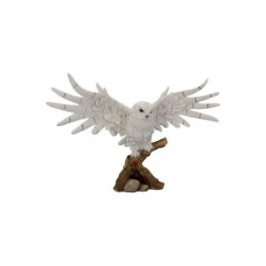 Image of Snowy Rest Owl Statue
