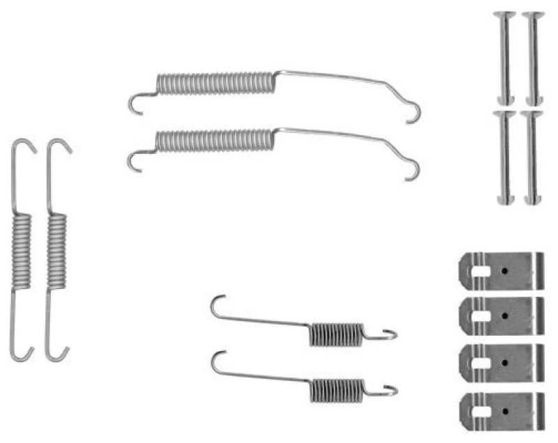 Image of Brake shoe fitting kit TEXTAR 97048000