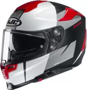 image of HJC RPHA 70 Terika Helmet, white-red-silver, Size S, white-red-silver, Size S