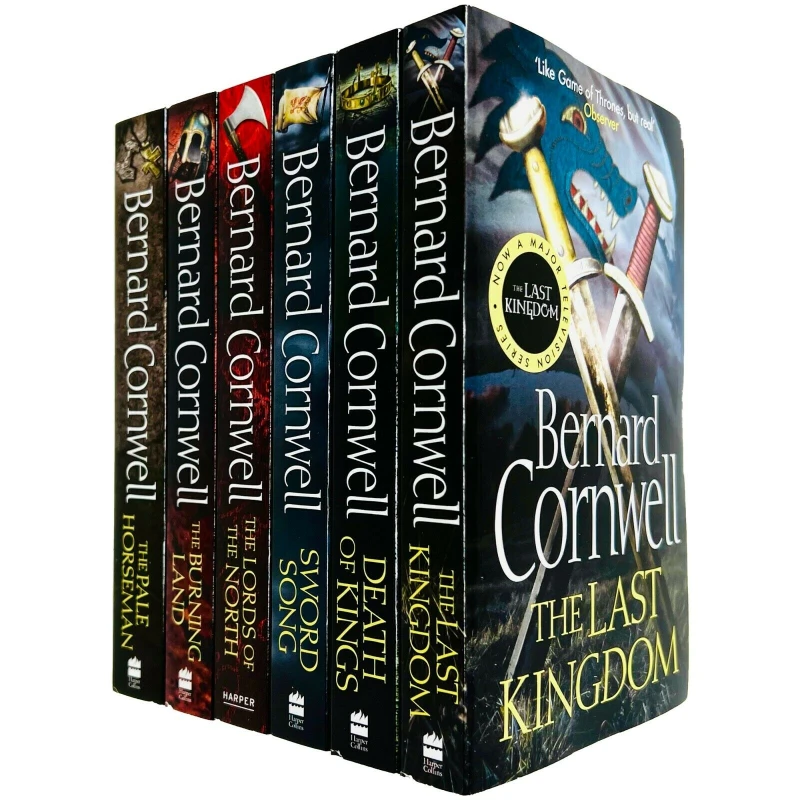 Image of The Saxon Tales Series Books 1 - 6 Collection Set by Bernard Cornwell Paperback Bernard Cornwell Books