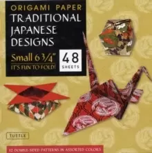 Image of Origami Paper - Traditional Japanese Designs - Small 6 3/4" : Tuttle Origami Paper: 48 High-Quality Origami Sheets Printed with 12 Different Patterns:
