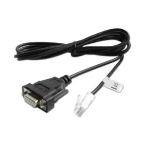 image of APC AP940-0625A cable gender changer DB9 RJ45 Black