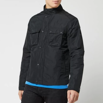 Image of Barbour International Mens Stannington Casual Jacket - Black - XXL