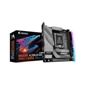 image of Gigabyte B660I AORUS PRO DDR4 motherboard Intel B660 LGA 1700 mini ITX