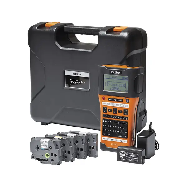 Image of Brother PT-E550WSP Thermal transfer label printer