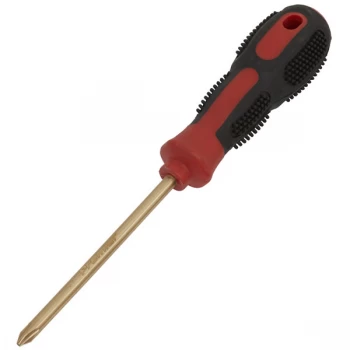 Image of Sealey NS097 Screwdriver Phillips #2 x 100mm - Non-Sparking