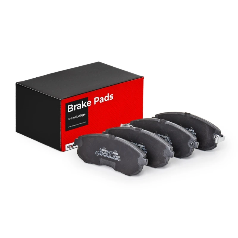Image of RIDEX 402B0508 Brake pad set Front Axle, with acoustic wear warning Brake Pad Set,disc brake (402)