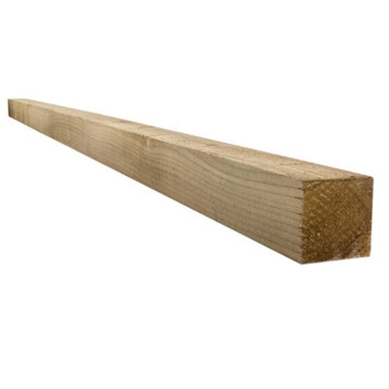 Image of Snowdon Timber Treated 3X3" Fence Post (W) 75mm (H) 2.4M - Pack Of 2