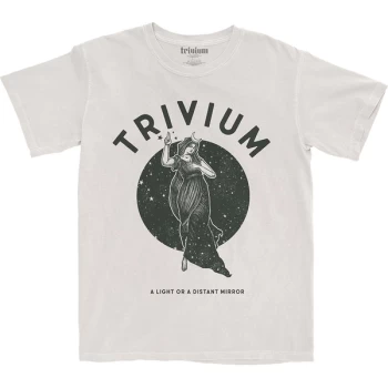 Image of Trivium - Moon Goddess Unisex Large T-Shirt - White