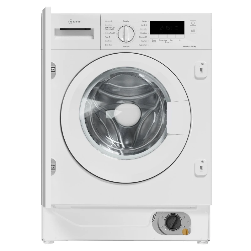 Image of NEFF V8340X0GB Integrated 8KG / 5Kg Washer Dryer with 1400 rpm - White - E Rated [Wash&Dry], A Rated [Wash Only]