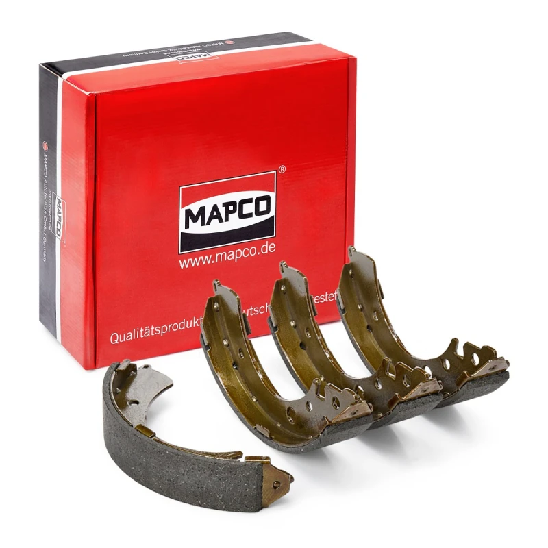Image of MAPCO 8503 Brake Shoes Rear Axle, for vehicles with ABS Brake Shoe Set (70)