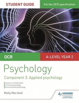 Image of Ocr Psychology. Student Guide 3 Component 3 Applied Psychology by Molly Marshall Book