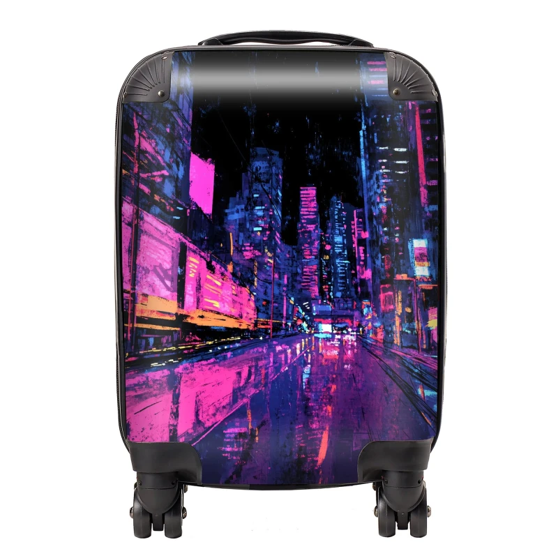 Image of Designer Luggage Dante Mercer: 00004 Suitcase in Pink Size: Medium Pink Unisex Medium