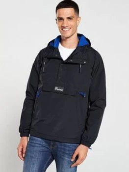 Image of PENFIELD Tillson Overhead Anorak - Black, Size XL, Men
