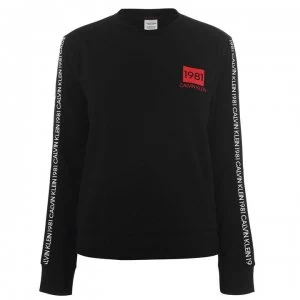Image of Calvin Klein 1981 Sweatshirt - BLACK